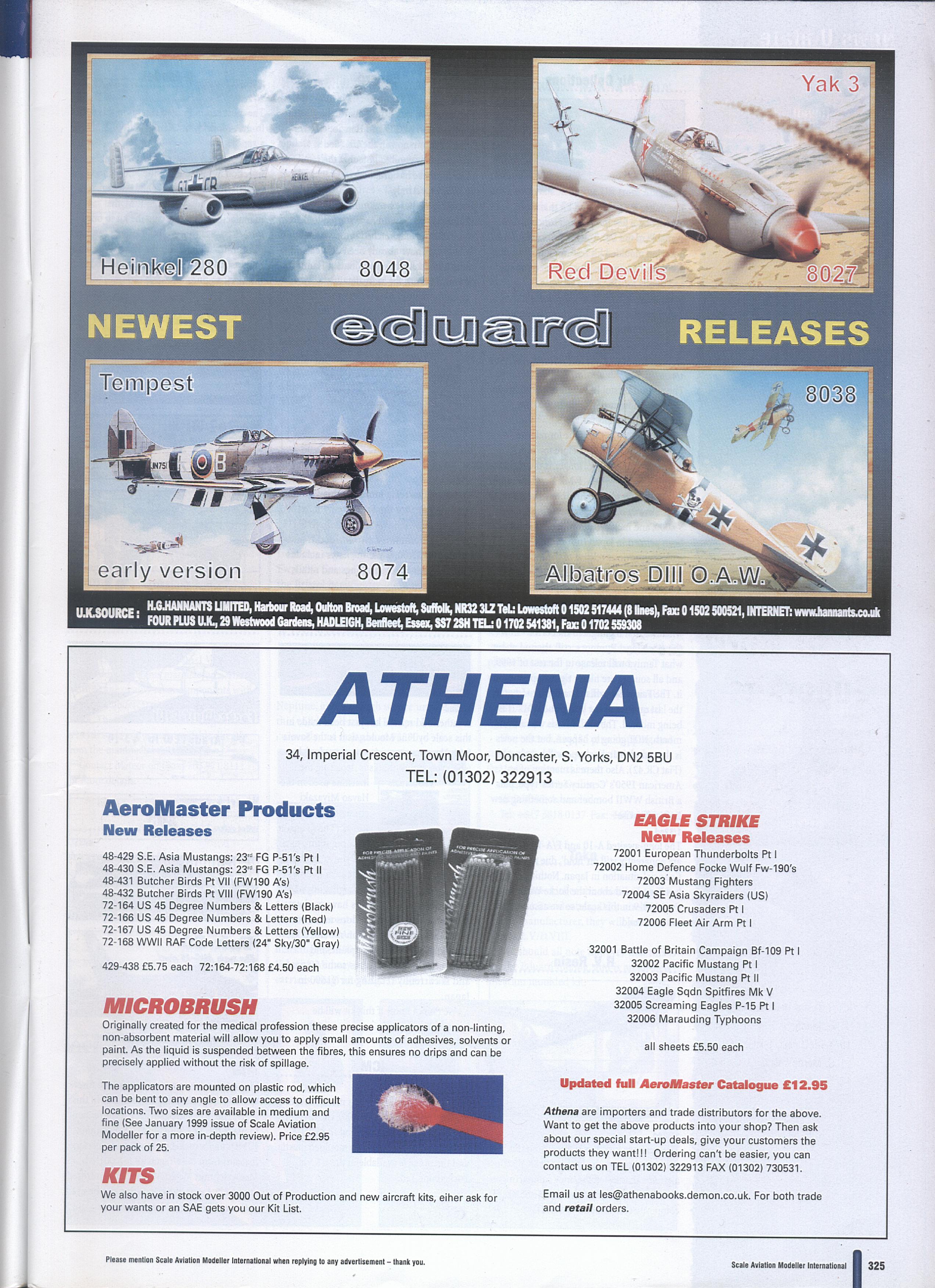 Scale Aviation Modeller International 1999-05